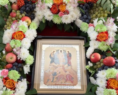 В праздник Преображения Господня епископ Славгородский и Каменский Иоасаф совершил Божественную литургию  в храме в честь Благовещения Пресвятой Богородицы в р.п.Благовещенка