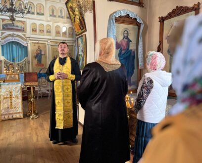 Состоялся молебен о здравии наших воинов