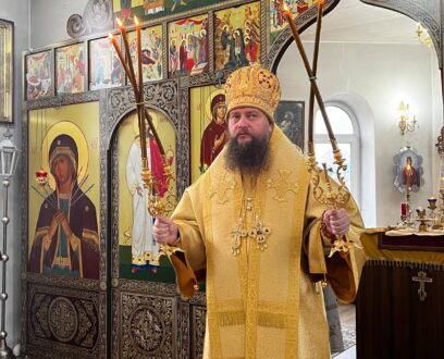 Епископ Славгородский и Каменский Иоасаф совершил Божественную литургию в храме в честь Святого благоверного князя Александра Невского в городе Славгород