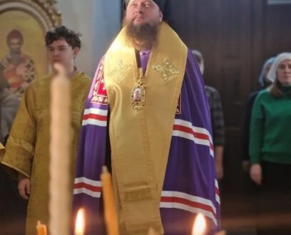 Епископ Славгородский и Каменский Иоасаф возглавил молебное пение перед началом Нового года в храме апостолов Петра и Павла в городе Славгород . 