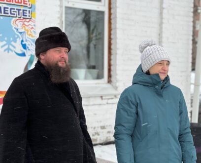 Епископ Славгородский и Каменский Иоасаф принял участие в открытии «Рождественской гонки на лыжах».