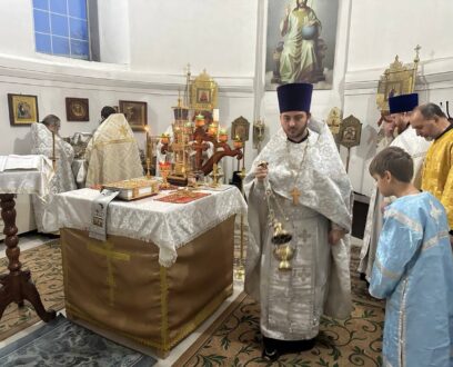 В Попразднство Рождества Христова прошли торжества в Богоявленском мужском монастыре в городе Камень-на-Оби