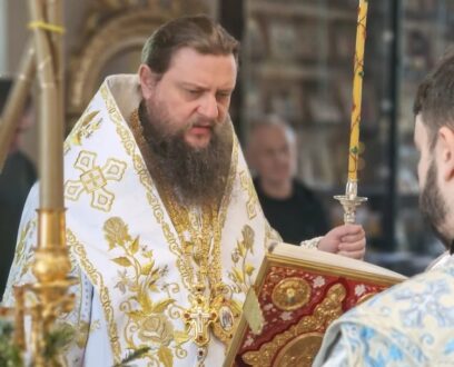 Епископ Славгородский и Каменский Иоасаф совершил Всенощное бдение в храме Святых апостолов Петра и Павла в городе Славгород.