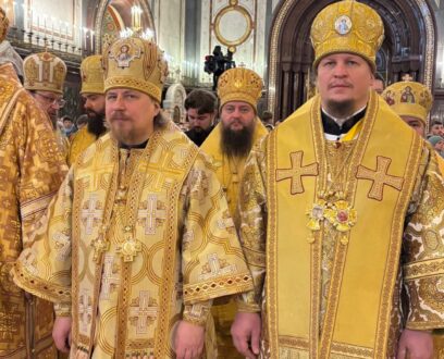 Епископ Славгородский и Каменский Иоасаф сослужил Святейшему Патриарху Московскому и всея Руси Кириилу в Храме Христа Спасителя