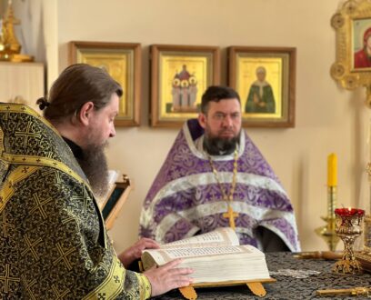 Епископ Славгородский и Каменский Иоасаф совершил Литургию Преждеосвященных Даров в храме в честь апостолов Петра и Павла в городе Славгород.