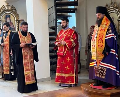 Епископ Славгородский и Каменский Иоасаф в сослужении духовенства совершил благодарственный молебен Господу Богу за дарование победы в Великой Отечественной войне
