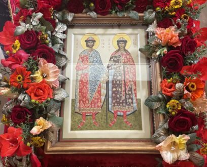 Епископ Славгородский и Каменский Иоасаф совершил Божественную литургию в храме святых благоверных князей Бориса и Глеба в городе Яровое.