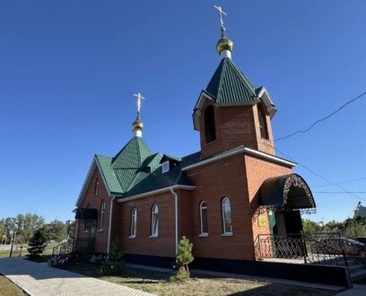 Епископ Славгородский и Каменский Иоасаф совершил Божественную литургию в храме Святого благоверного князя Александра Невского в городе Славгород.