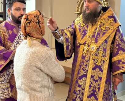 В канун недели 18-й по Пятидесятнице Преосвященный Иоасаф, епископ Славгородский и Каменский, совершил Всенощное бдение в храме апостолов Петра и Павла в городе Славгород.