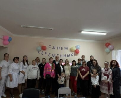 Участники встречи – многодетные семьи Михайловского района